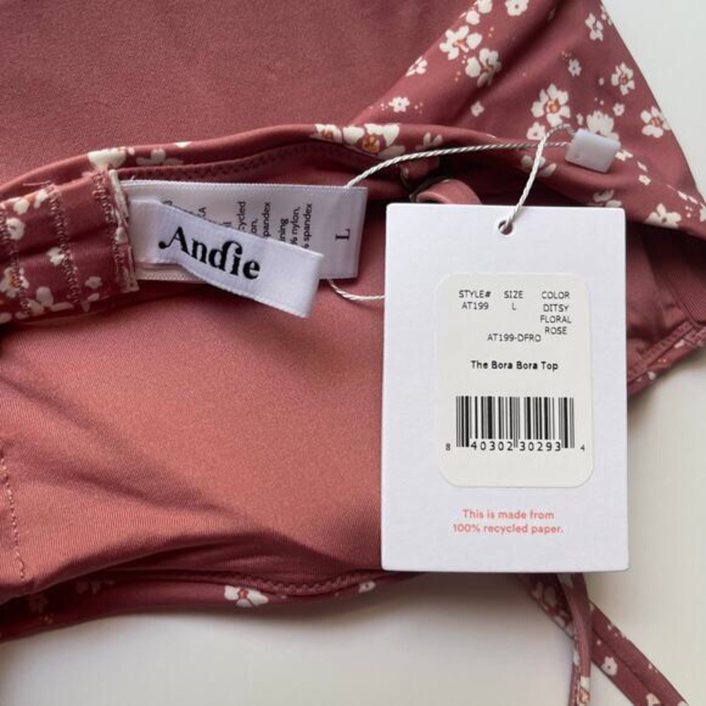 Andie Bora Bora Top in Floral Rose